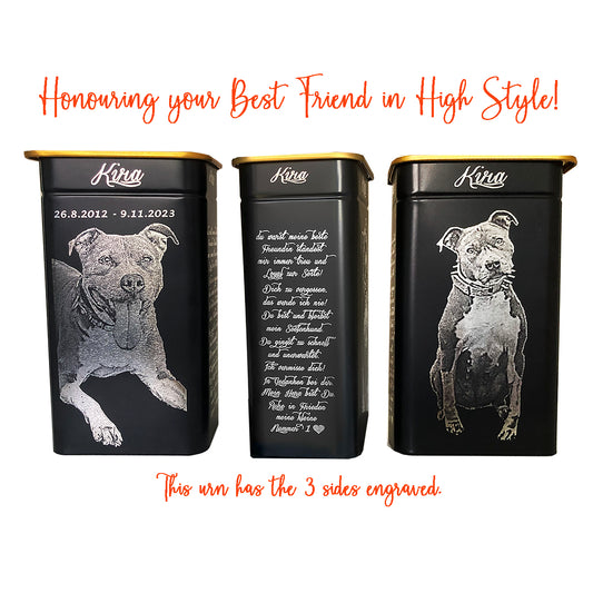 Photo Keepsake Urn for Pet Ashes - Large