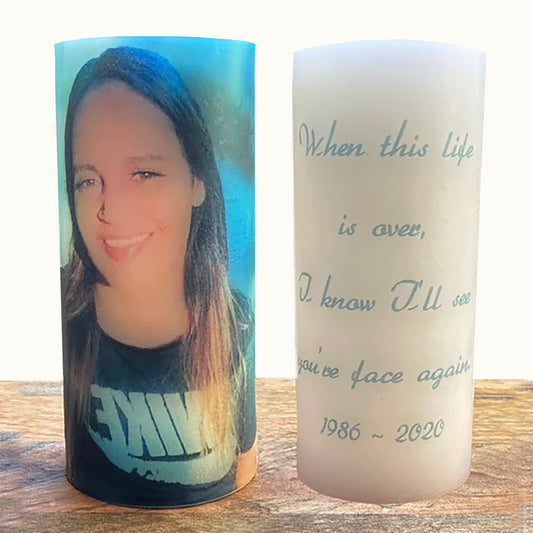 memorial Photo Candles - Humans
