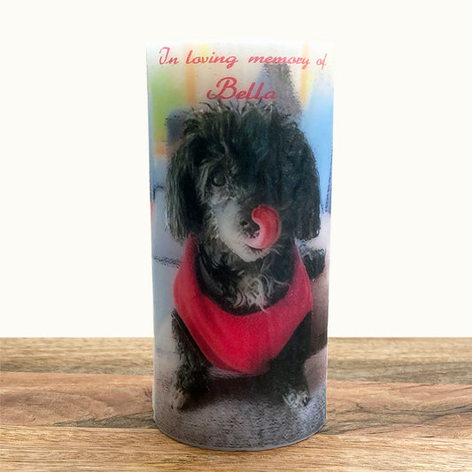 Memorial Photo Pets Unique Candles